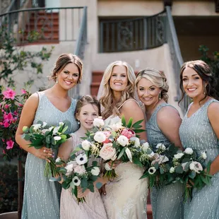 One of our many beautiful bride and bridesmaids.