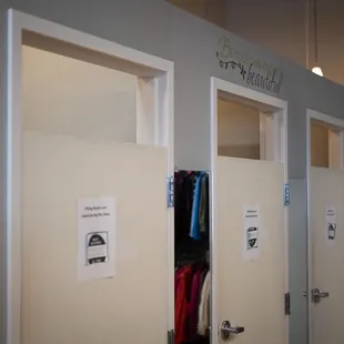 Dressing rooms
