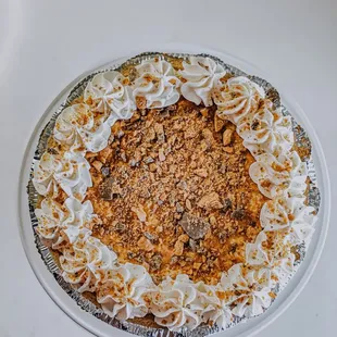 Butterfinger pie.