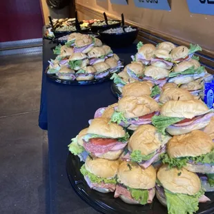 Assorted sandwich platter