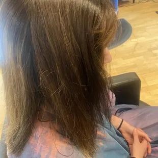 This side had no bleach with I didn&apos;t understand.