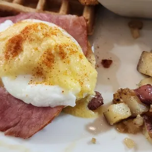 waffles, food