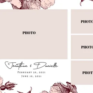 Photo booth layout