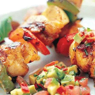 Chicken fajita Kabobs