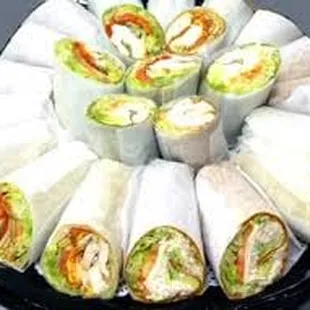 Chicken salad and Turkey wraps