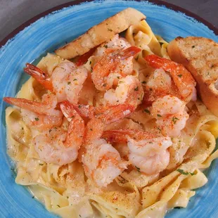 Fettuccine Alfredo (Shrimp)