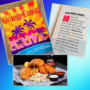 Voted Best Fish and Chips in Orange County!