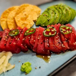 AAA Ahi Sashime appetizer