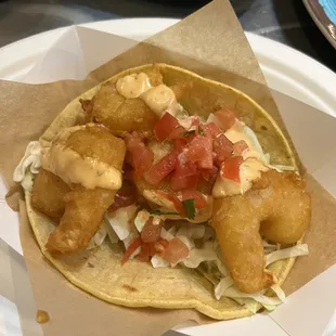 Boom Boom Shrimp Tacos