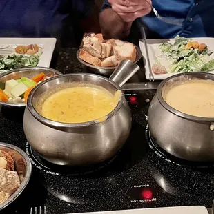 Cheese course: Loaded Cheddar and Pepper Jack