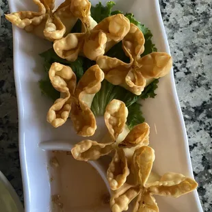 Cream cheese wontons.