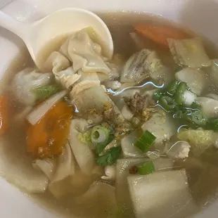 Wonton soup.