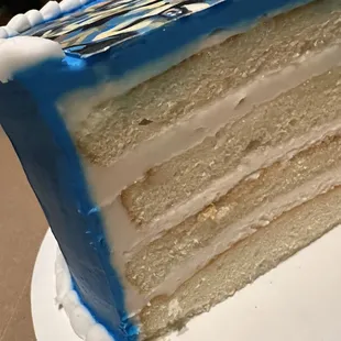 The layers of the cake.