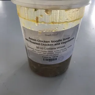 Amish chicken noodle soup