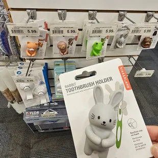 Bunny toothbrush holder!