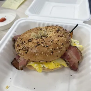 Bacon Egg and Cheese Bagel