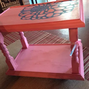We have painted furniture available on most days and can teach you to renew your own pieces as well. Please call for more info.