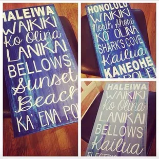 Order your Simply Honeybee Art Favorite Places Sign or make one with us! These are custom and $55.