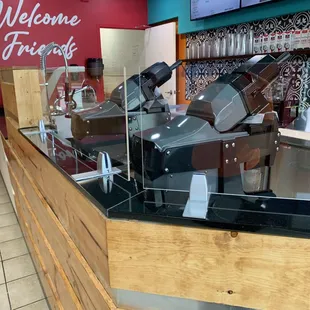 Cold Pressed juice area