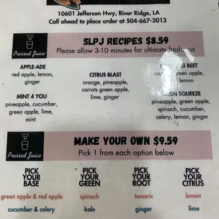 Menu items, we can customize all items.