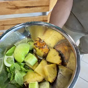 Ingredients for refreshing hydration juice