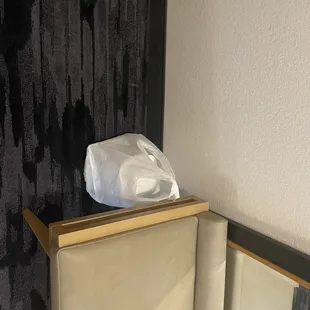 bag was delivered untied. I received a full refund from Uber &amp; left the food for housekeeping to pick up.  Unsealed bag