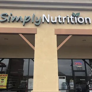 the front of the store