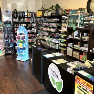 the inside of a grocery store