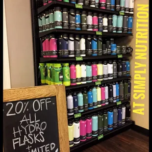 Always 20% off Hydro Flask