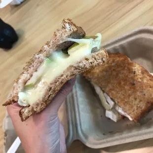 Brie and Pear Sandwich