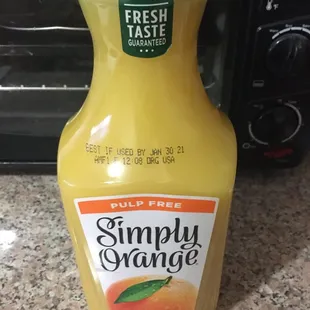 Pulp Free Orange Juice
