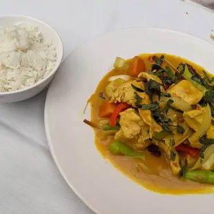 Curry chicken