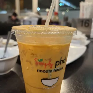 Super good iced Thai Tea!