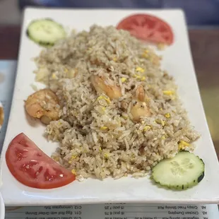 Shrimp fried rice