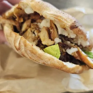 Chicken Shawarma pita