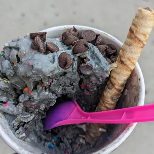 coconut charcoal matcha