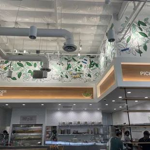 interior, sushi and sashimi