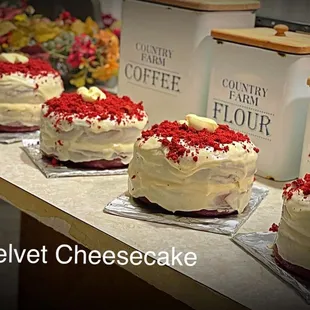 Red Velvet Cheesecake $30