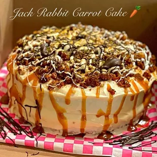 Jack Rabbit Carrot cake