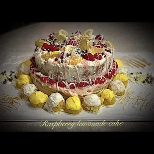 Raspberry Lemonade Cake