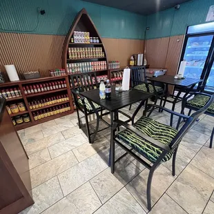 Indoor seating + items