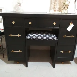 mid-century modern desk / vanity