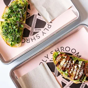 Classic Avocado Toast and Caprese Avocado Toast