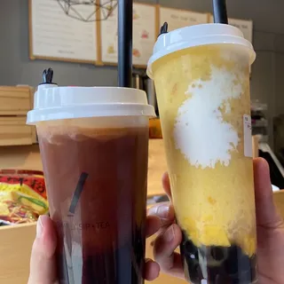 Thai Tea Milk Cap