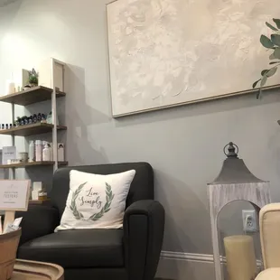 Clean and welcoming space.