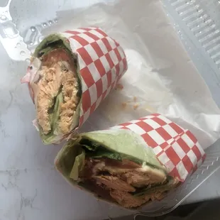 Salmon Caesar Wrap