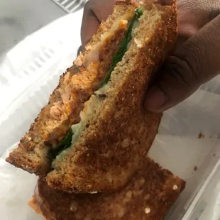 Salmon panini