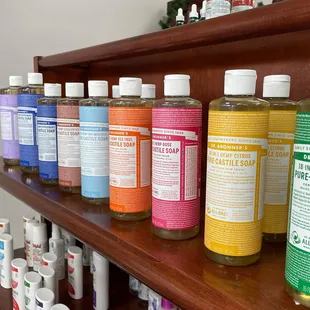 Full Line of Dr Bronners Soaps