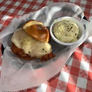 Chicken Parm sandwich