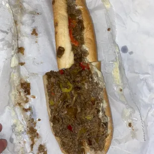 Cheesesteak Hoagie Sub